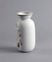 Stoneware vase with applied silver decoration by Stig Lindberg A2115 - Freeforms