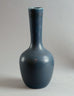 Stoneware vase with blue haresfur glaze by Wilhelm Kage A1700 - Freeforms