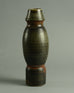 Stoneware vase with brown glaze by Carl Harry Stålhane N7144 - Freeforms