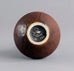 Stoneware vase with brown haresfur glaze by Carl Harry Stalhane B3373 - Freeforms
