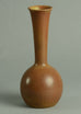 Stoneware vase with burnt orange glaze Gunnar Nylund N9592 - Freeforms