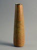 Stoneware vase with golden brown matte glaze by Carl Harry Stalhane A1467 - Freeforms