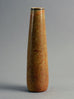 Stoneware vase with golden brown matte glaze by Carl Harry Stalhane A1467 - Freeforms