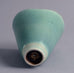 Stoneware vase with matte aqua glaze by Carl Harry Stalhane N9285 - Freeforms