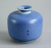 Stoneware vase with matte blue glaze by Gunnar Nylund B3801 - Freeforms