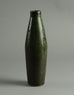 Stoneware vase with mottled brown and green glaze by Carl Harry Stålhane N9077 - Freeforms