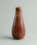 Stoneware vase with mottled matte brown glaze by Gunnar Nylund B3100 - Freeforms