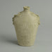 Stoneware vase with pale gray cream glaze by Arne Bang A1403 - Freeforms