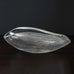 Tapio Wirkkala for Iittala, large engraved bowl in clear glass G9429 - Freeforms