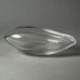 Tapio Wirkkala for Iittala, large engraved bowl in clear glass G9429 - Freeforms