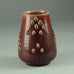 Thorkild Olsen for Royal Copenhagen vase with oxblood glaze B3374 - Freeforms