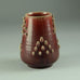 Thorkild Olsen for Royal Copenhagen vase with oxblood glaze B3374 - Freeforms