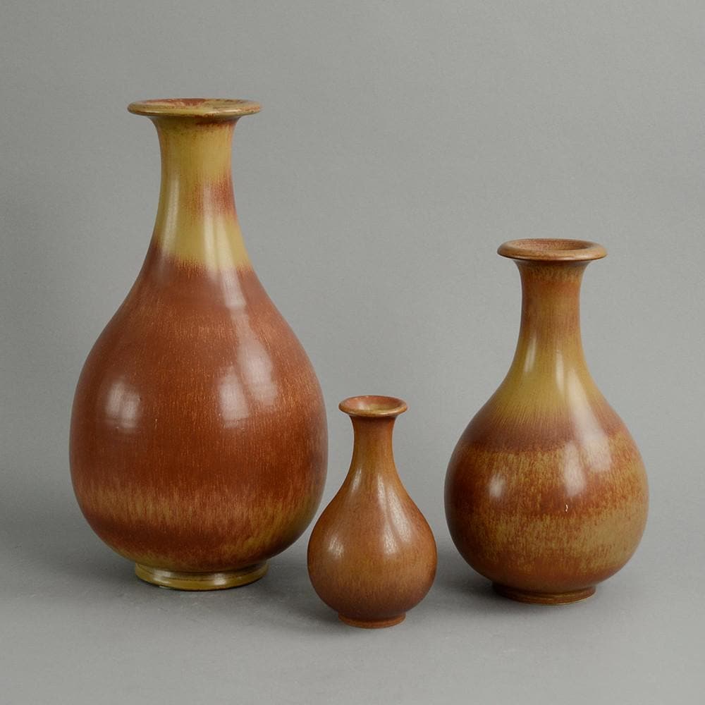Three vases by Gunnar Nylund for Rorstrand - Freeforms