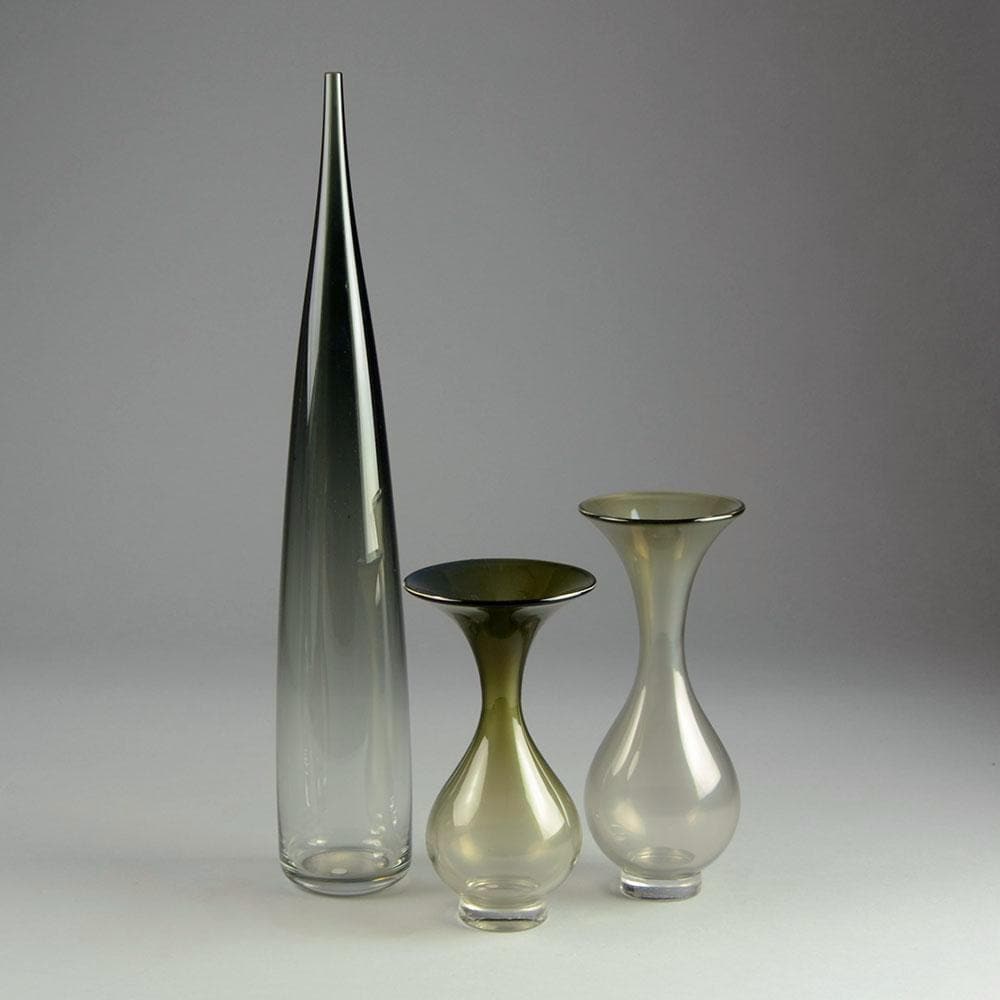 Three vases by Nils Landberg for Orrefors - Freeforms