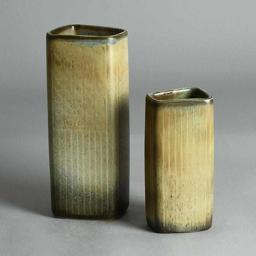Two rectangular vases by Gunnar Nylund for Rorstrand - Freeforms