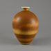 Two vases with reddish brown glaze by Berndt Friberg for Gustavsberg - Freeforms
