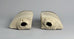 Unique pair of symmetrical vases by Antje Brüggemann-Breckwoldt B3404 - Freeforms