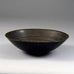 Unique porcelain bowl with matte metallic brown glaze by Peter Wills C5287 - Freeforms