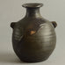 Unique stoneware bottle vase by Janet Leach N6406 - Freeforms