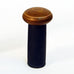 Unique stoneware lidded cylindrical jar by Karl Scheid N7746 - Freeforms