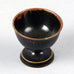 Unique stoneware miniature footed bowl by Stig Lindberg N7355 - Freeforms