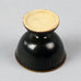 Unique stoneware miniature footed bowl by Stig Lindberg N7355 - Freeforms