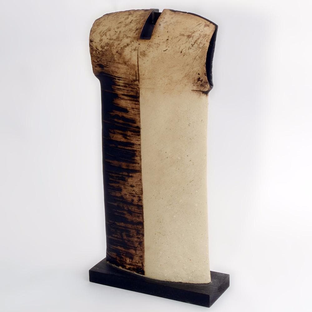 Unique stoneware sculpture by Vera Vehring N8577 - Freeforms