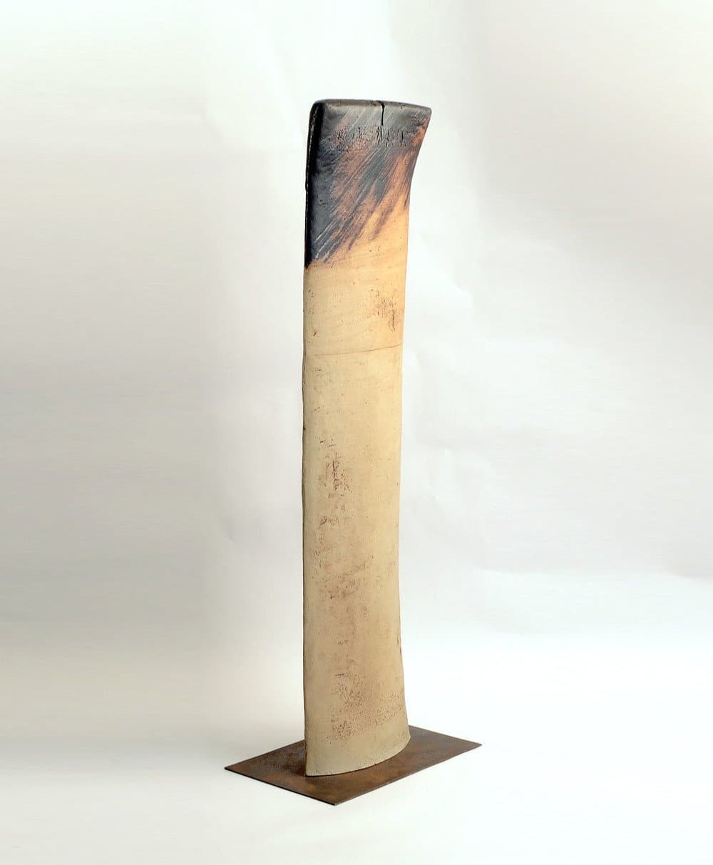 Unique stoneware sculpture by Vera Vehring N8628 - Freeforms