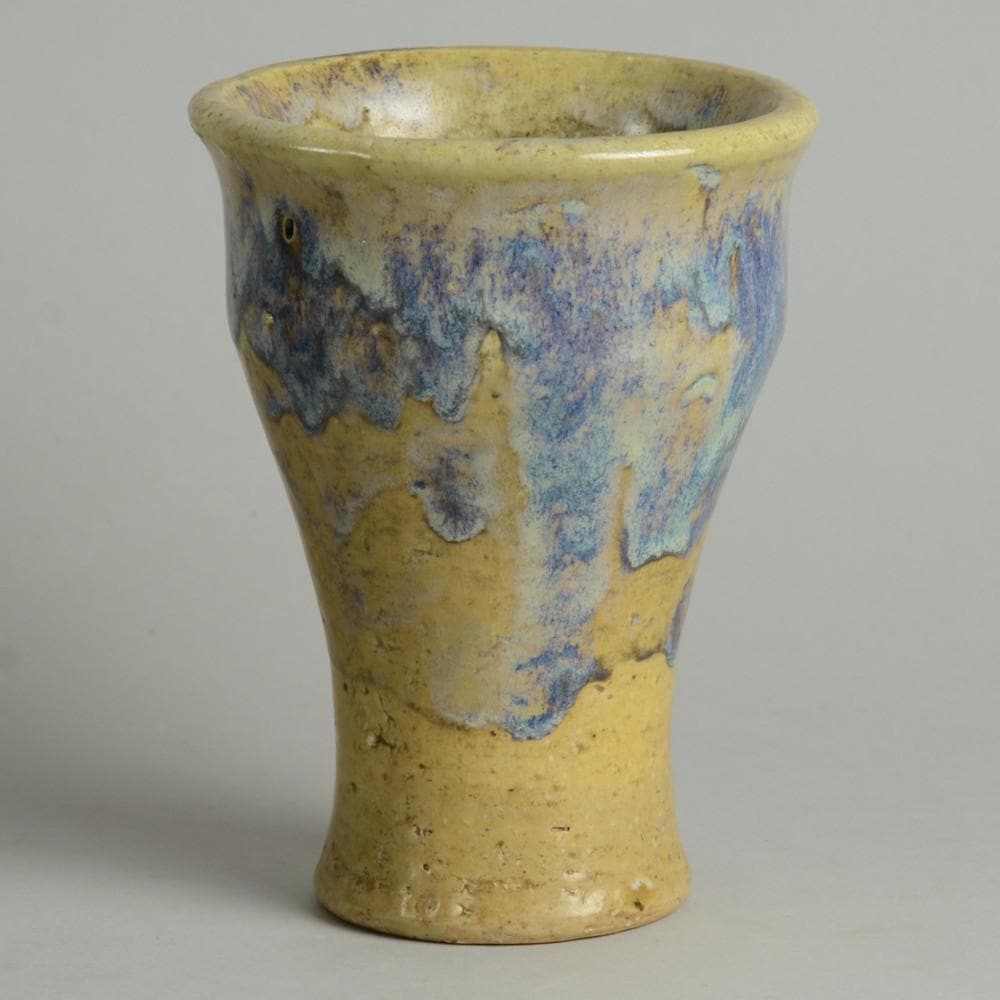 Unique stoneware vase by Aune Siimes N9381 - Freeforms
