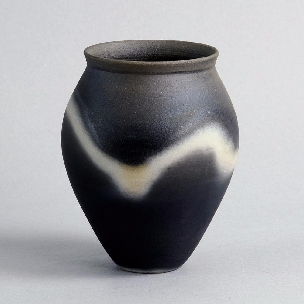 Unique stoneware vase by John Leach B3832 - Freeforms