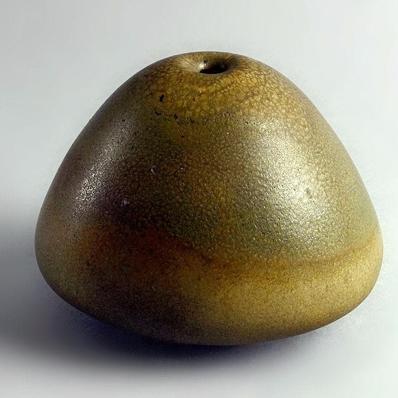 Unique stoneware vase by Karl Scheid A1676 - Freeforms