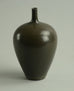 Unique stoneware vase with brown glaze by Berndt Friberg B3085 - Freeforms