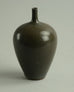 Unique stoneware vase with brown glaze by Berndt Friberg B3085 - Freeforms