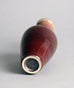 Unique stoneware vase with oxblood glaze by Berndt Friberg N9712 - Freeforms