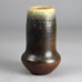 Uwe Lerch, Germany, unique stoneware vase with brown glaze E7288 - Freeforms