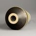 Uwe Lerch stoneware vase with brown glaze D6377 - Freeforms