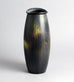 Vase with dark brown and gold glaze by Gunnar Nylund N9659 - Freeforms