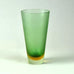Venini Inciso vase in green and orange G9267 - Freeforms
