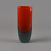 Vicke Lindstrand for Kosta, pierced "Sommerso" vase in red G9005 - Freeforms
