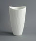 White "Randi" vase by Arthur Carlsson Percy for Gulluskrufs B3060 - Freeforms