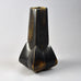 Wilhelm and Elly Kuch, Germany, large stoneware vase with dark brown glaze G9260 - Freeforms