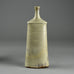 Wilhelm and Elly Kuch, stoneware bottle vase with matte off white glaze E7270 - Freeforms