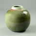 Wilhelm and Elly Kuch, stoneware spherical vase with celadon glaze C5328 - Freeforms