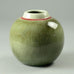 Wilhelm and Elly Kuch, stoneware spherical vase with celadon glaze C5328 - Freeforms