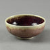 Wilhelm G. Albouts, Germany, porcelain bowl with oxblood glaze, C5348 - Freeforms